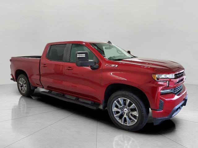 2021 Chevrolet Silverado 1500 Crew Cab Standard Box 4-Wheel Drive RST in Cherry Red Tintcoat — front three-quarter view