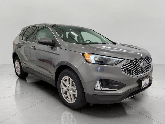 2023 Ford Edge SEL AWD in Gray — front three-quarter view