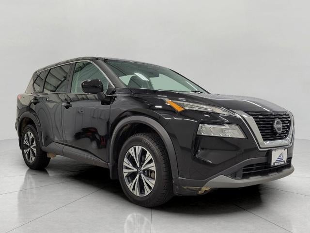 2023 Nissan Rogue AWD SV in Black — front three-quarter view